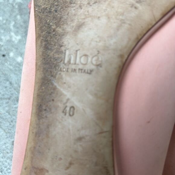 Chloe suede eyelet trim ballet flats - Picture 9 of 10